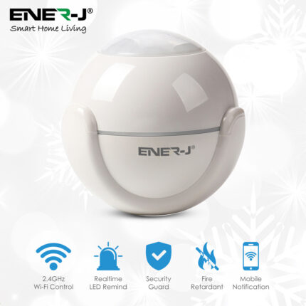 Ener-J Smart WiFi Wireless Eyeball shape PIR Sensor SHA5266 - West Midland Electrics | CCTV & Electrical Wholesaler