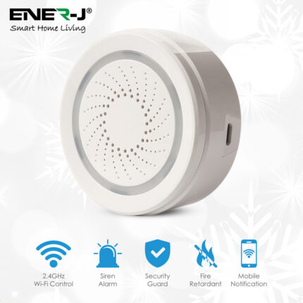 Ener-J Smart WiFi Siren SHA5267 - West Midland Electrics | CCTV & Electrical Wholesaler