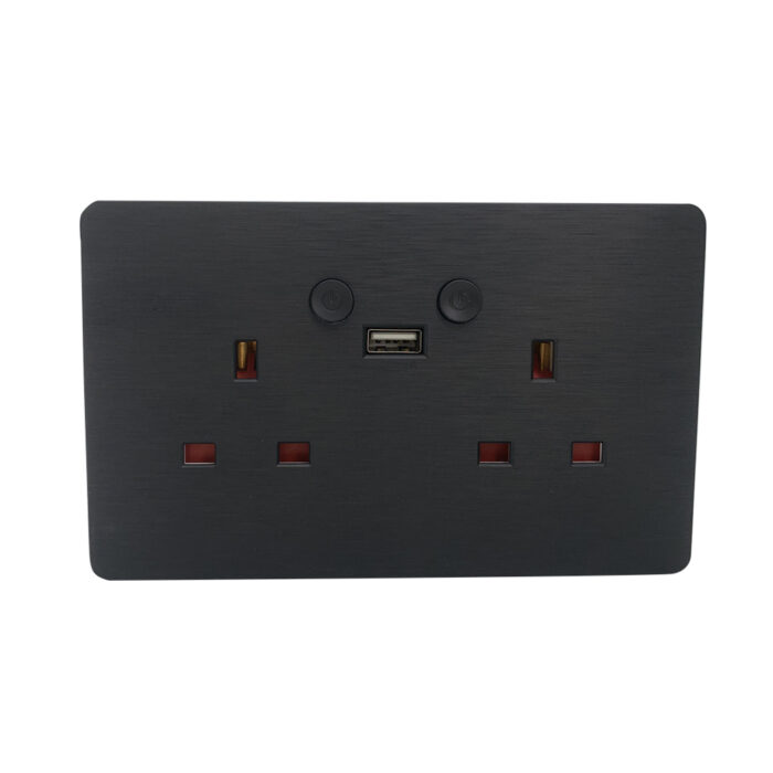 Ener-J Smart WiFi 13A WiFi Twin Wall Sockets with 1 USB Ports (Black) SHA5282X - West Midland Electrics | CCTV & Electrical Wholesaler 3