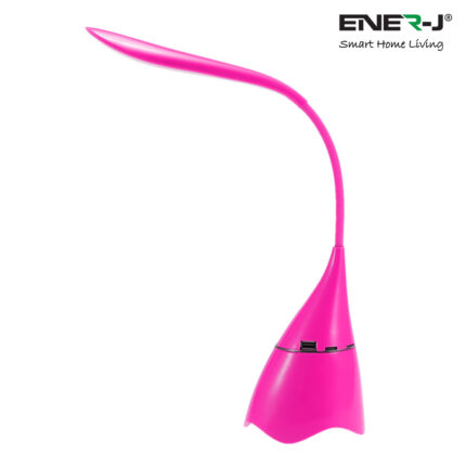 Ener-J LED Table Lamp with Bluetooth Speaker – Pink T11D - West Midland Electrics | CCTV & Electrical Wholesaler