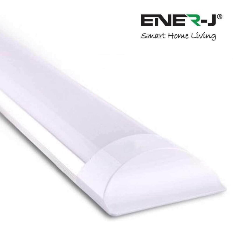 Ener-J LED Batten IP20-36W 120cms 3000lm, (6000K) 0.5 meter cable (Pack Of 2) - West Midland Electrics | CCTV & Electrical Wholesaler