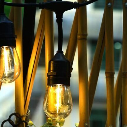 Ener-J LED Filament Bulb String Light Kit 30m (inc 30x1W Filament LED Lamps) T471 - West Midland Electrics | CCTV & Electrical Wholesaler