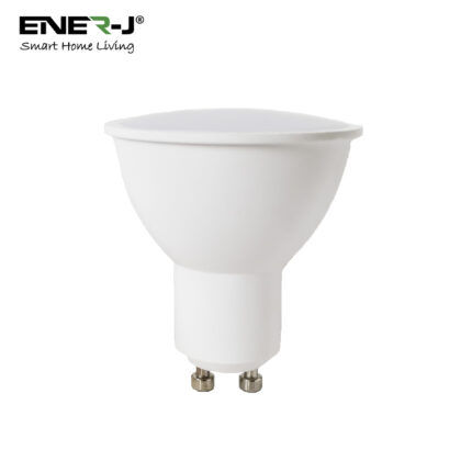 Ener-J LED Lamp- 7W GU10 Plastic Body SMD DIMMABLE LED, 500Lm 6000K T555 - West Midland Electrics | CCTV & Electrical Wholesaler 5