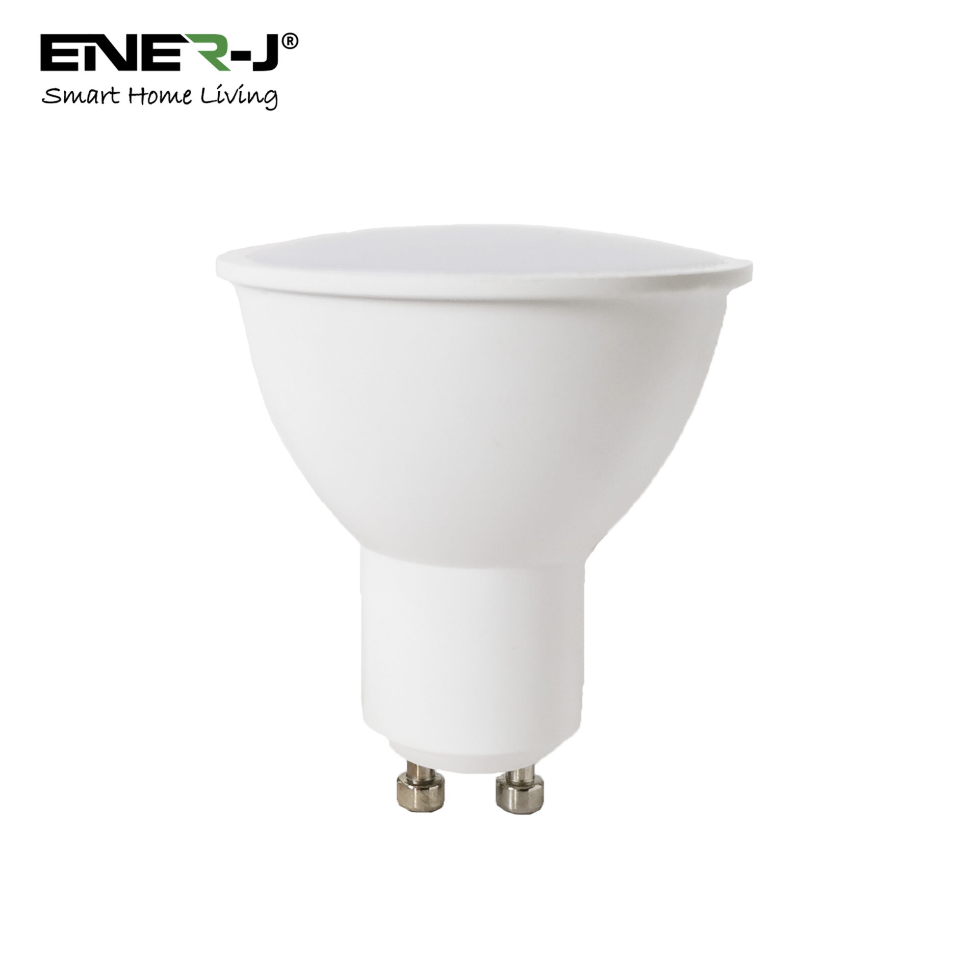 Ener-J LED Lamp- 7W GU10 Plastic Body SMD LED, 560Lm 4000K T551 - West Midland Electrics | CCTV & Electrical Wholesaler