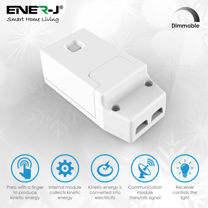 Ener-J Max load 1A, on/off Dimmable RF (No WiFi) Receiver WS1039 - West Midland Electrics | CCTV & Electrical Wholesaler 3