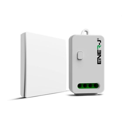 Ener-J 1 Gang Wireless Kinetic Switch + Non Dimmable & WiFi 5A RF Receiver Bundle Kit WS1062X - West Midland Electrics | CCTV & Electrical Wholesaler