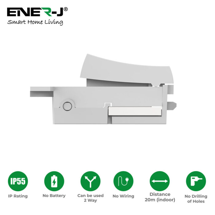 Ener-J 1 Gang Grid Switch – Click MiniGrid Style White WS1073 - West Midland Electrics | CCTV & Electrical Wholesaler 3