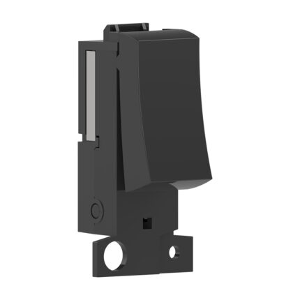 Ener-J 1 Gang Grid Switch – Click MiniGrid Style Black WS1073B - West Midland Electrics | CCTV & Electrical Wholesaler