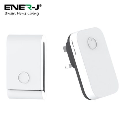 Ener-J Wireless Kinetic Doorbell and Chime with UK Plug - West Midland Electrics | CCTV & Electrical Wholesaler