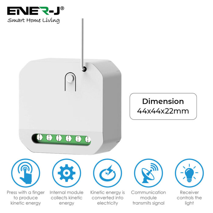 Ener-J Non Dimmable 5A RF Mini Receiver - West Midland Electrics | CCTV & Electrical Wholesaler 3