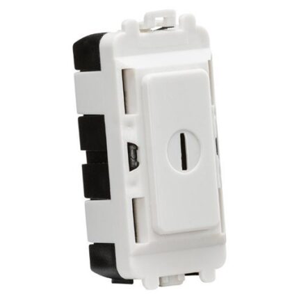 Knightsbridge 20AX DP key module – white GDM010U - West Midland Electrics | CCTV & Electrical Wholesaler
