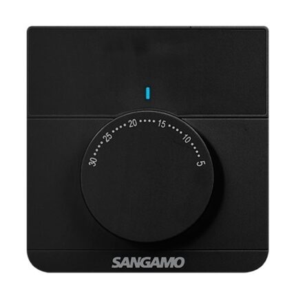 SANGAMO ESP Electronic Room Thermostat in Black CHPRSTATB - West Midland Electrics | CCTV & Electrical Wholesaler