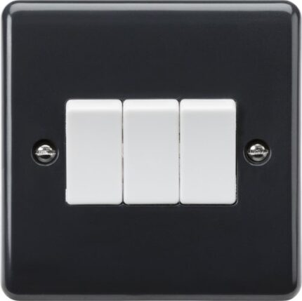 Knightsbridge PM4000 10AX 3G 2-way plate switch [Part M Compliant] - West Midland Electrics | CCTV & Electrical Wholesaler