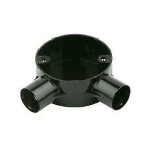 20mm Angle Box Black ANGP20B - West Midland Electrics | CCTV & Electrical Wholesaler