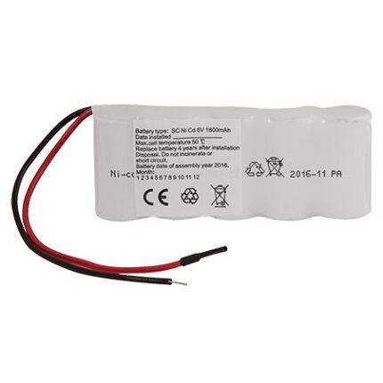 ESP EM Ni-Cd 6V 1800mAh Battery EMBAT6V1800 - West Midland Electrics | CCTV & Electrical Wholesaler