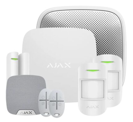 Ajax Kit 2 S (Hub2+2MPS+DPS+2SC+SS+HSS) 90765 White Wireless Alarm Kit - West Midland Electrics | CCTV & Electrical Wholesaler