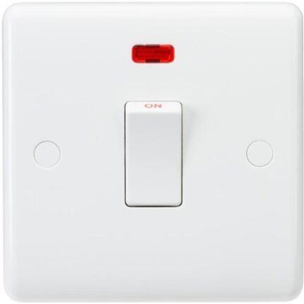 Knightsbridge Curved Edge 20A DP Switch with Neon CU8341N - West Midland Electrics | CCTV & Electrical Wholesaler 5