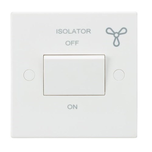 Knightsbridge 10AX 3 Pole Fan Isolator Switch SN1100 - West Midland Electrics | CCTV & Electrical Wholesaler