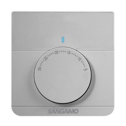 SANGAMO ESP Electronic Room Thermostat in Silver CHPRSTATS - West Midland Electrics | CCTV & Electrical Wholesaler 5