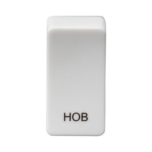 Knightsbridge Switch cover “marked HOB” – white GDHOBU - West Midland Electrics | CCTV & Electrical Wholesaler