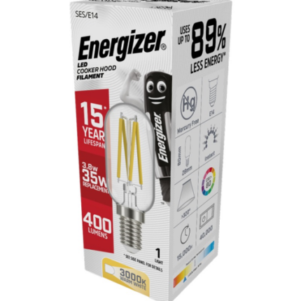 Supreme Imports Energizer Filament Led Cookerhood E14 Boxed S13563 - West Midland Electrics | CCTV & Electrical Wholesaler 5