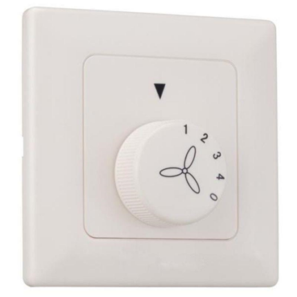 Westinghouse 4 Speed Wall Control with Light Switch 78801 - West Midland Electrics | CCTV & Electrical Wholesaler