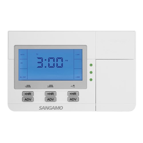 SANGAMO ESP 3 Channel Programmer with Digital Display and Service Interval Function CHPPR3 - West Midland Electrics | CCTV & Electrical Wholesaler