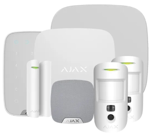 Ajax Kit 10 S (Hub2+2MCS+DPS+KPPS+SSDD+HSS) 90780 Wireless Alarm Kit - West Midland Electrics | CCTV & Electrical Wholesaler