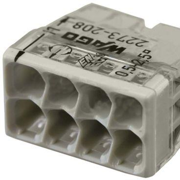 Wago 6 conductor 4mm compact PUSH 32A 2773-406 - West Midland Electrics | CCTV & Electrical Wholesaler