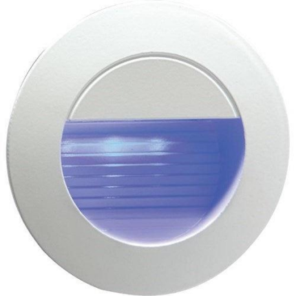 Knightsbridge 230V IP54 Recessed Round Indoor/Outdoor LED Guide/Stair/Wall Light Blue LED NH020B - West Midland Electrics | CCTV & Electrical Wholesaler