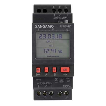 SANGAMO ESP Standard NFC 2 Module 2 Channel, 7 day Timer, 56 Operations 72213NFC - West Midland Electrics | CCTV & Electrical Wholesaler