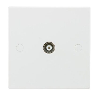 Knightsbridge Coax TV Outlet (non-isolated) SN0100 - West Midland Electrics | CCTV & Electrical Wholesaler 5