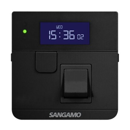 SANGAMO ESP 24 Hour Fused Spur Time Switch with Boost in Black PSPSF24B - West Midland Electrics | CCTV & Electrical Wholesaler 5