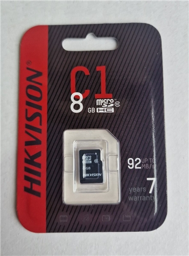 HIKVISION 8GB MICRO SD CARD - West Midland Electrics | CCTV & Electrical Wholesaler