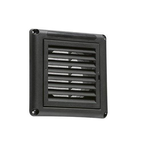 Knightsbridge 100MM/4″ Extractor Fan Grille with Fly Screen – Black EX009B - West Midland Electrics | CCTV & Electrical Wholesaler