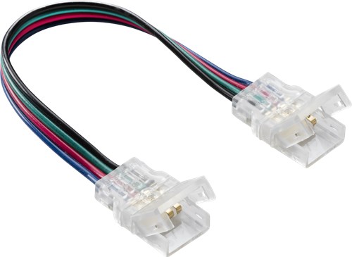 Knightsbridge 12V / 24V IP65 LED Flex Strip to Strip 150mm Connector – CCT / RGB LFCONIP4FX - West Midland Electrics | CCTV & Electrical Wholesaler