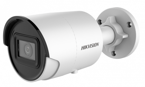 Hikvision AcuSense 6MP fixed lens Darkfighter mini bullet camera with IR & built in mic DS-2CD2066G2-IU-2.8MM-C - West Midland Electrics | CCTV & Electrical Wholesaler