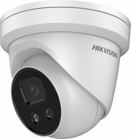 Hikvision AcuSense 6MP fixed lens Darkfighter turret camera with IR & built in mic White DS-2CD2366G2-IU-2.8MM-C - West Midland Electrics | CCTV & Electrical Wholesaler 5