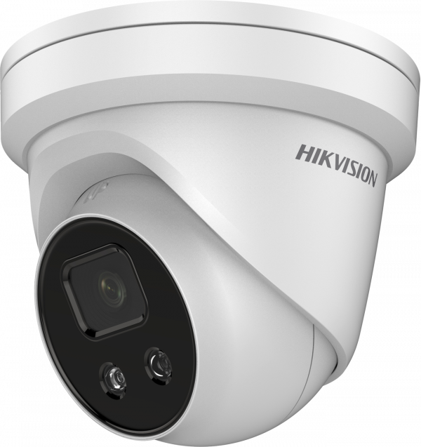 Hikvision AcuSense 6MP fixed lens Darkfighter turret camera with IR & built in mic DS-2CD2366G2-IU-4MM-C - West Midland Electrics | CCTV & Electrical Wholesaler