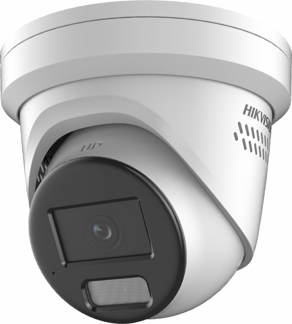 Hikvision AcuSense 4MP fixed lens ColorVu turret camera with audible warning and strobe light DS-2CD2347G2-LSU/SL-4mm-C - West Midland Electrics | CCTV & Electrical Wholesaler