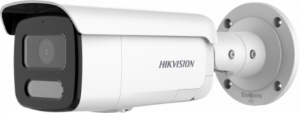 Hikvision AcuSense 4MP fixed lens ColorVu bullet camera with audible warning and strobe light DS-2CD2T47G2-LSU/SL-2.8mm-C - West Midland Electrics | CCTV & Electrical Wholesaler