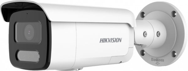 Hikvision AcuSense 4MP fixed lens ColorVu bullet camera with audible warning and strobe light DS-2CD2T47G2-LSU/SL-2.8mm-C - West Midland Electrics | CCTV & Electrical Wholesaler