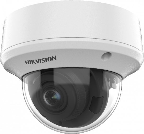 Hikvision 5MP motorized varifocal lens EXIR POC dome camera DS-2CE5AH0T-VPIT3ZE-C - West Midland Electrics | CCTV & Electrical Wholesaler