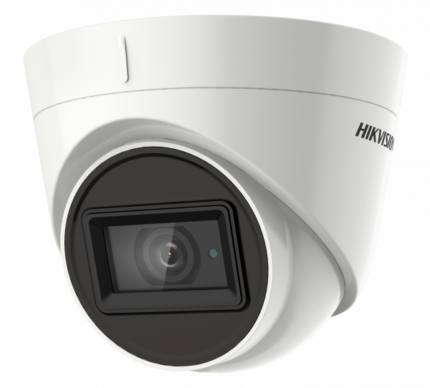 Hikvision 5MP fixed lens EXIR turret camera with audio White DS-2CE78H0T-IT3FS-2.8mm - West Midland Electrics | CCTV & Electrical Wholesaler 5