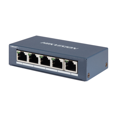 Hikvision 5-Port Gigabit Unmanaged Switch DS-3E0505-E - West Midland Electrics | CCTV & Electrical Wholesaler