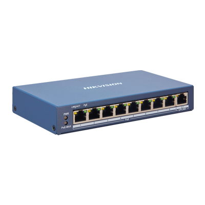 Hikvision 8-ports 100Mbps Unmanaged PoE Switch - West Midland Electrics | CCTV & Electrical Wholesaler 3