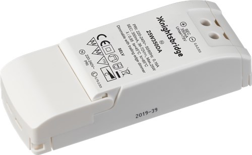 Knightsbridge IP20 350mA 25W LED Dimmable Driver – Constant Current 25W350DA - West Midland Electrics | CCTV & Electrical Wholesaler