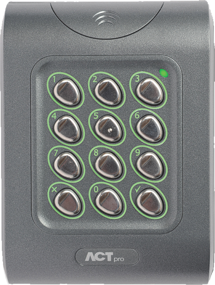 ACTpro Prox 125 Reader with Keypad EM1050e - West Midland Electrics | CCTV & Electrical Wholesaler
