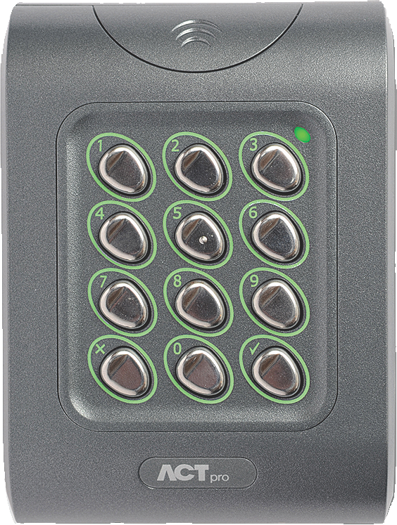 ACTpro Prox 125 Reader with Keypad EM1050e - West Midland Electrics | CCTV & Electrical Wholesaler