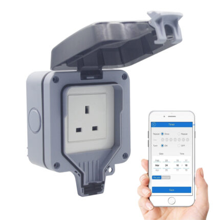 Ener-J Smart WiFi Waterproof Single Socket (IP55) SHA5303 - West Midland Electrics | CCTV & Electrical Wholesaler